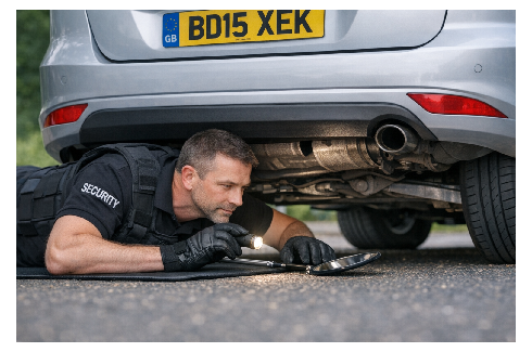 Diama Security test attendee knowledge after vehicle search course